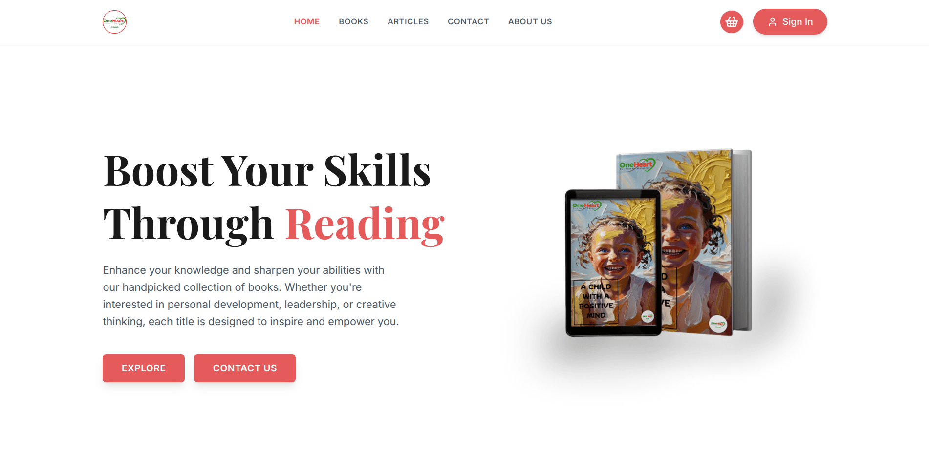 E-Book Store Platform screenshot