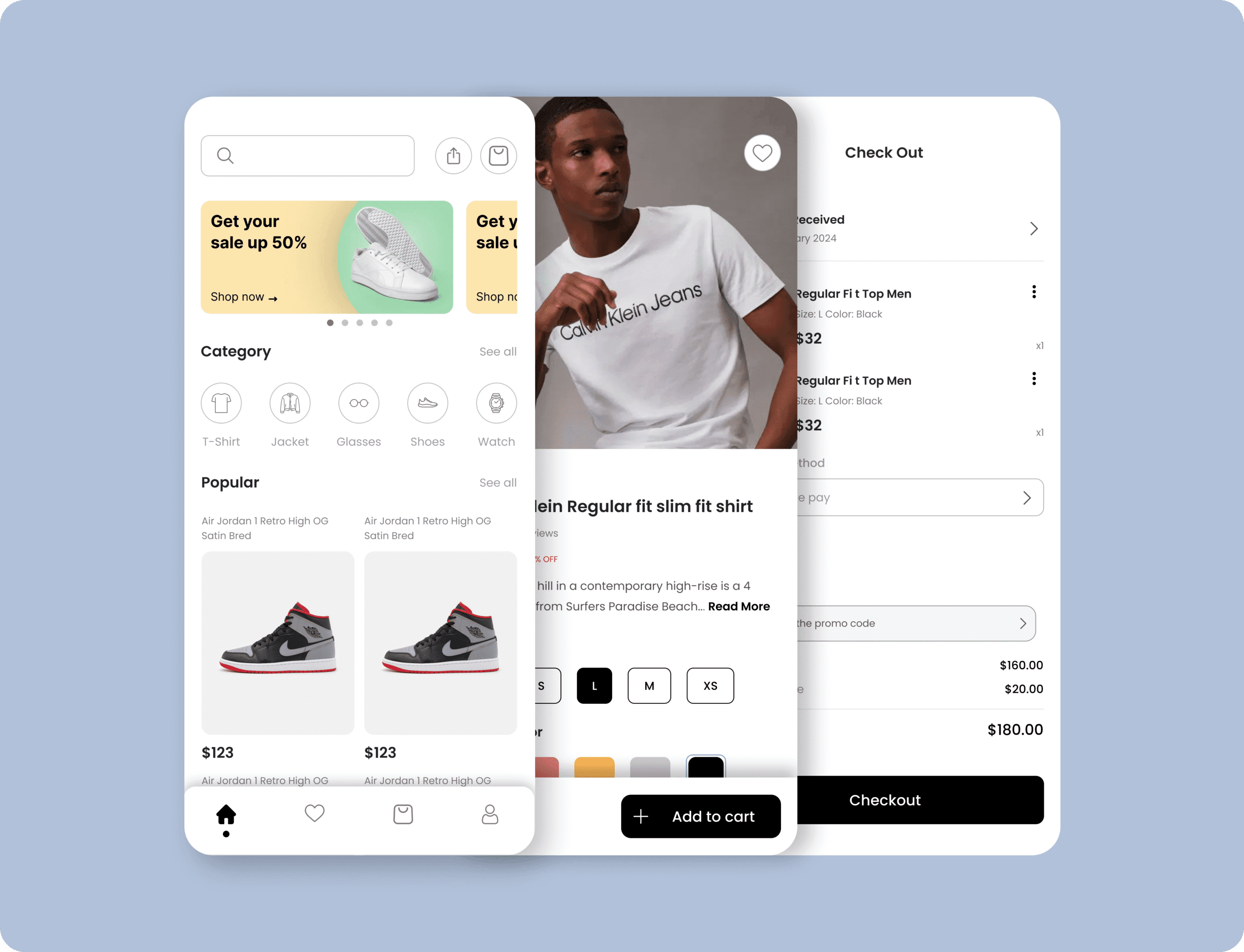 Electronics e-commerce UI design