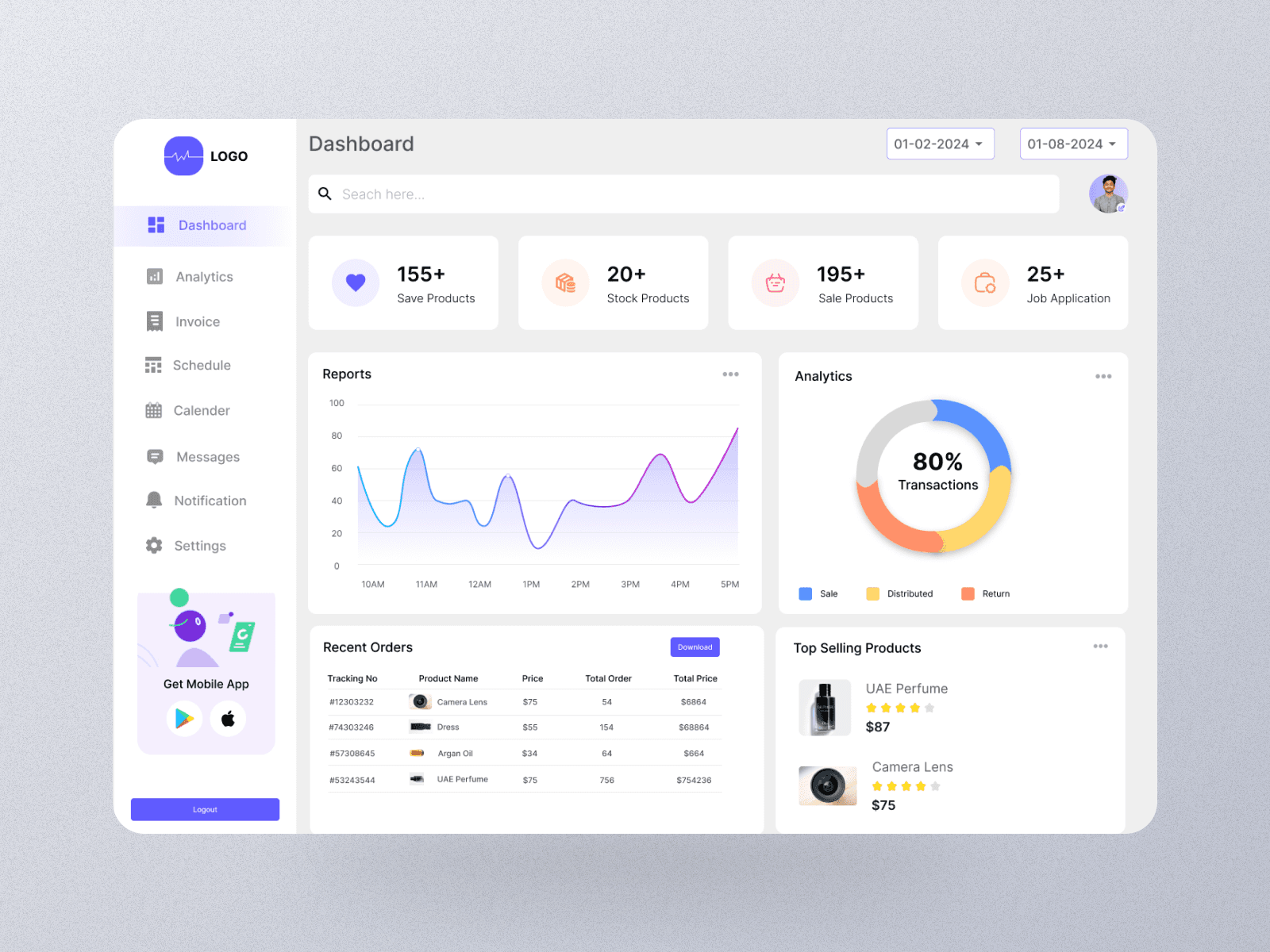 Sneaker store hero section design